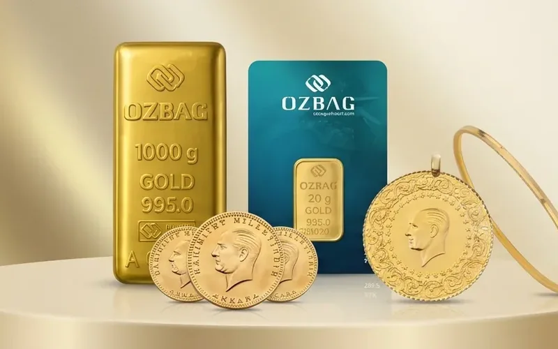 Sertifikalı gram altın külçesi, çeyrek altınlar ve altın bilezik