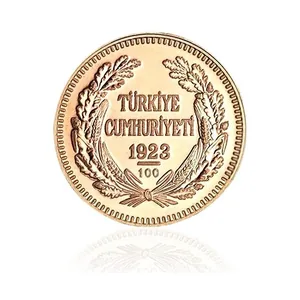 Görsel 1: Eski tarihli Ata lira, Türkiye Cumhuriyeti ve 1923 yazılı yüz